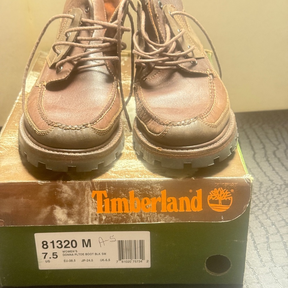 Timberland Women's Brown Lace Up Boots